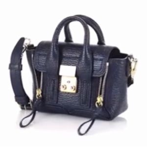 3.1 Phillip Lim Pashli Nano Satchel Navy